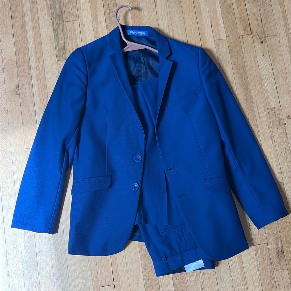 Suit - pants, jacket and vest - Black Bianca born to trend